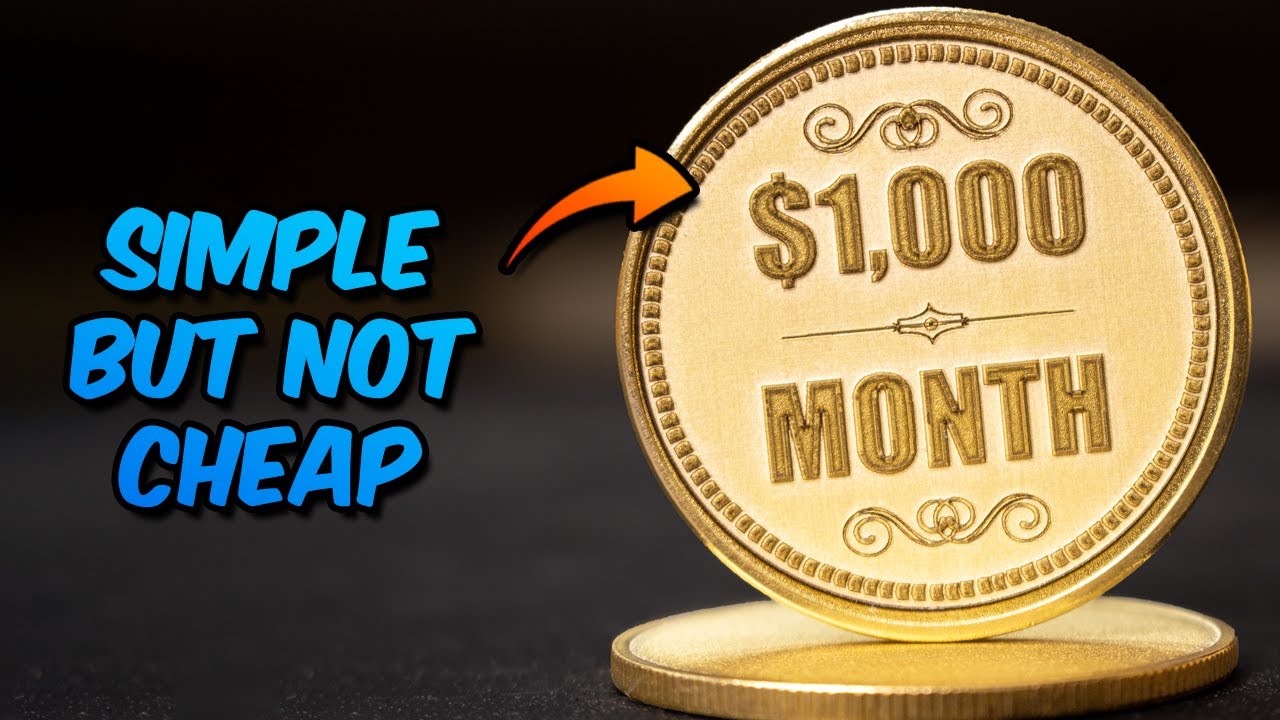 Easy Laser Engraved Brass Coins. No Design Experience Needed! GI30