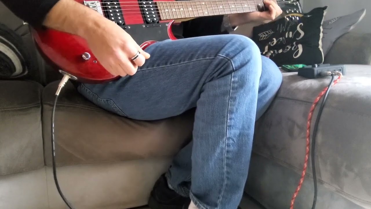 Test de reprise AC/DC guitare débutant