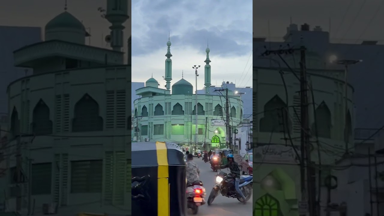 Hyderabad ki gol wali badi masjid 😍👆🏻 #religion #baba