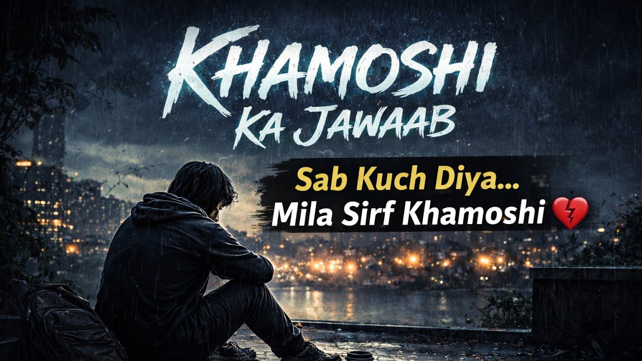 KHAMOSHI KA JAWAB 💔 | Official Sad Rap Song 2026 | Heartbreak Anthem