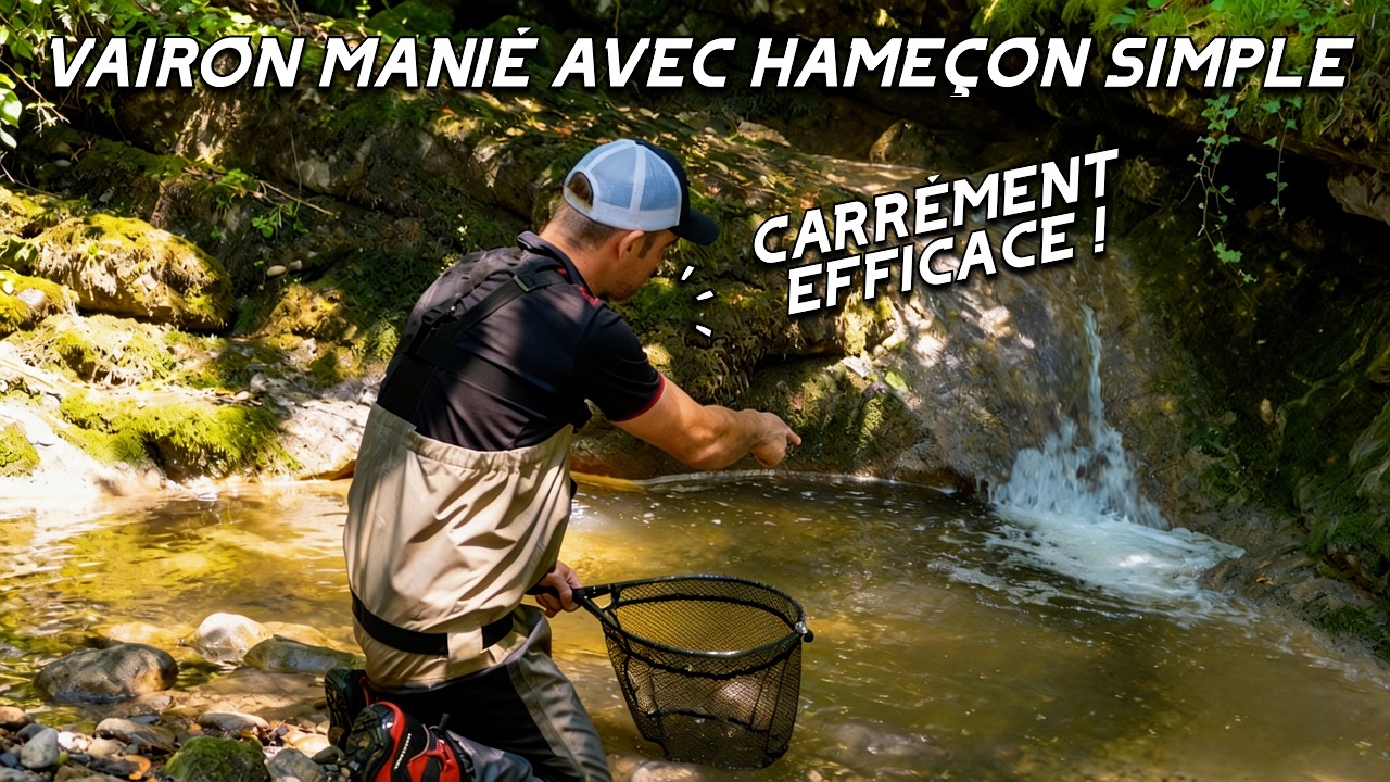 JE PÊCHE au VAIRON MANIÉ avec une TÊTE PLOMBÉE le RÉSULTAT est DINGUE