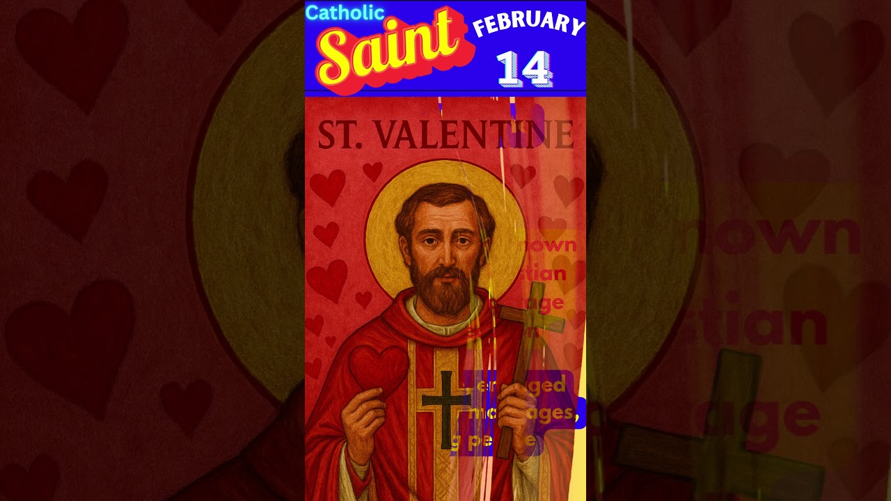 St  Valentine~ Catholic Feast for February 14~#shorts