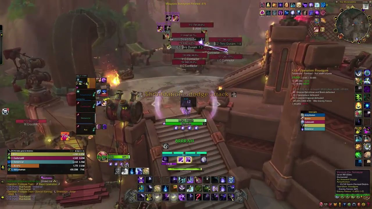 WOW 11.1.0 Floodgate +15 PUG - Arcane Mage POV