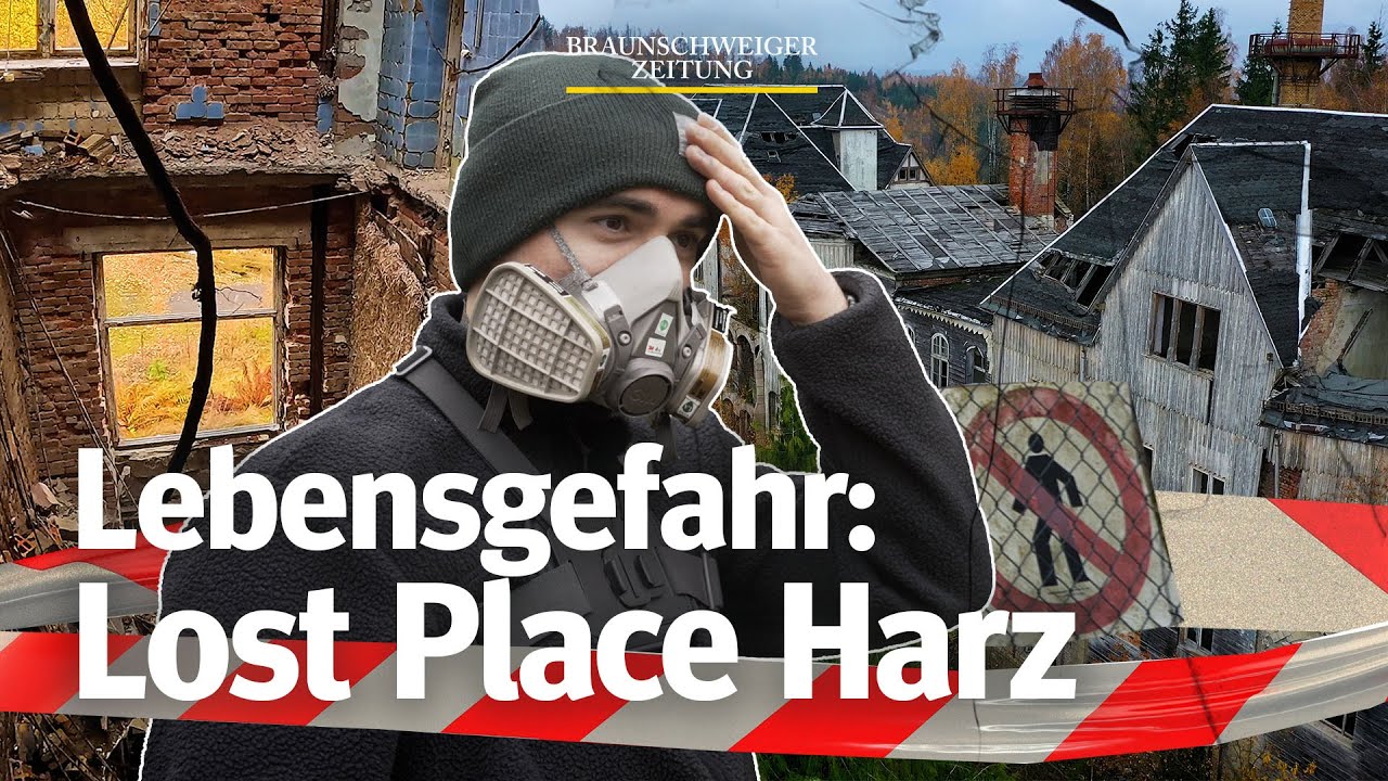 Ein falscher Schritt kann hier tödlich enden – Lost Place Klinik im Harz
