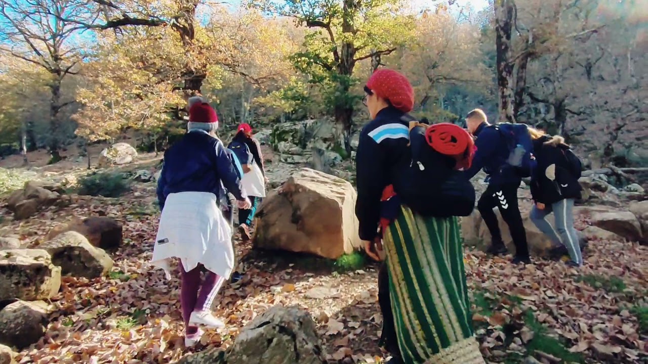 Randonnée  village Ait Aicha. Lac Ouroufal 22 km ( Bouzeguene)