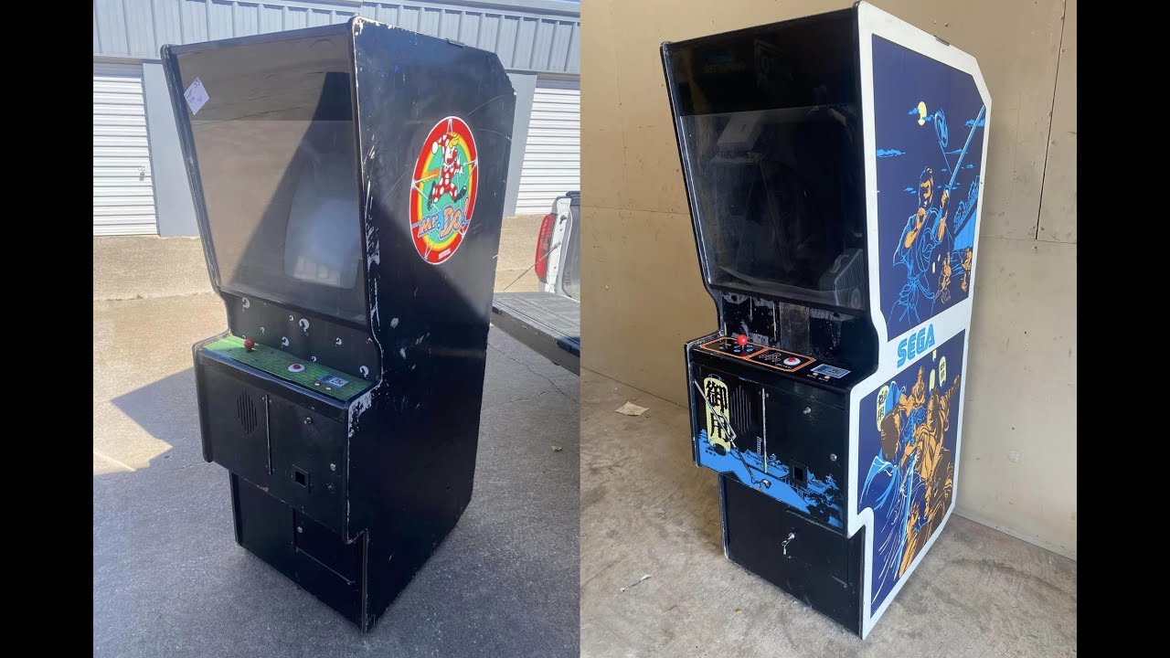 RARE Sega Samurai Arcade Cabinet De-Conversion
