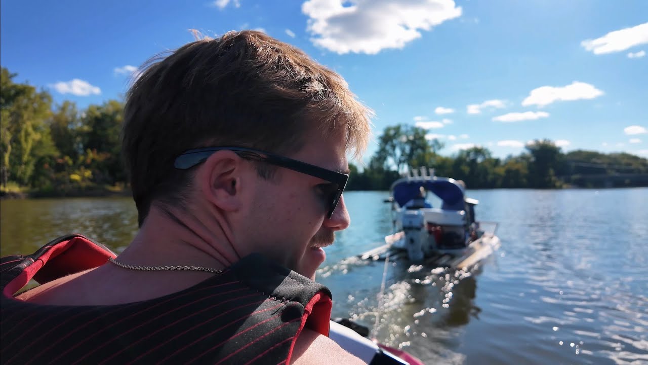 we broke down in the middle of the river…