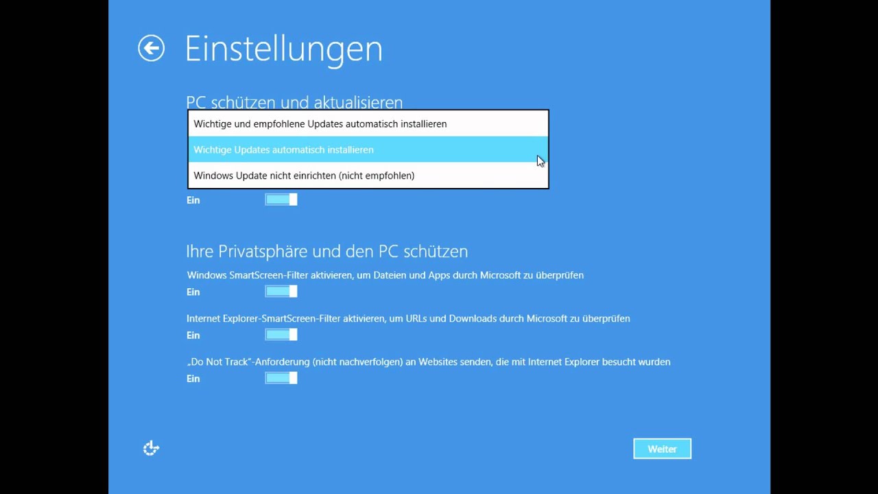 Windows 8 - Die Installation auf einem neuen System