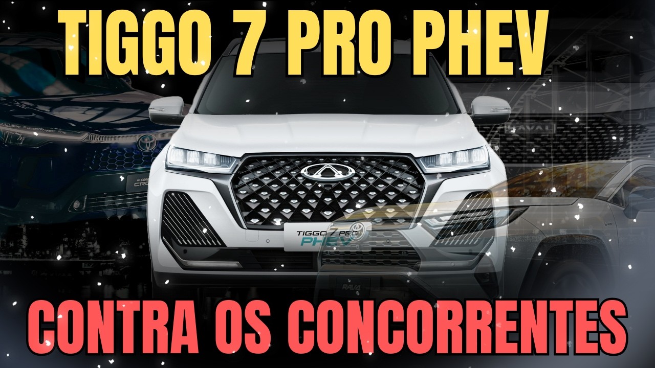 TIGGO 7 PRO PHEV Contra SONG PLUS - HAVAL PHEV19 - RAV4 HYBRID - E COROLLA CROSS HYBRID. Quem Vence?