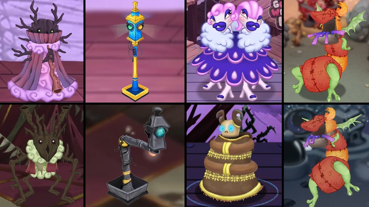 ALL Monsters Paironormal Carnival Major vs Minor Fanmade | My Singing Monsters