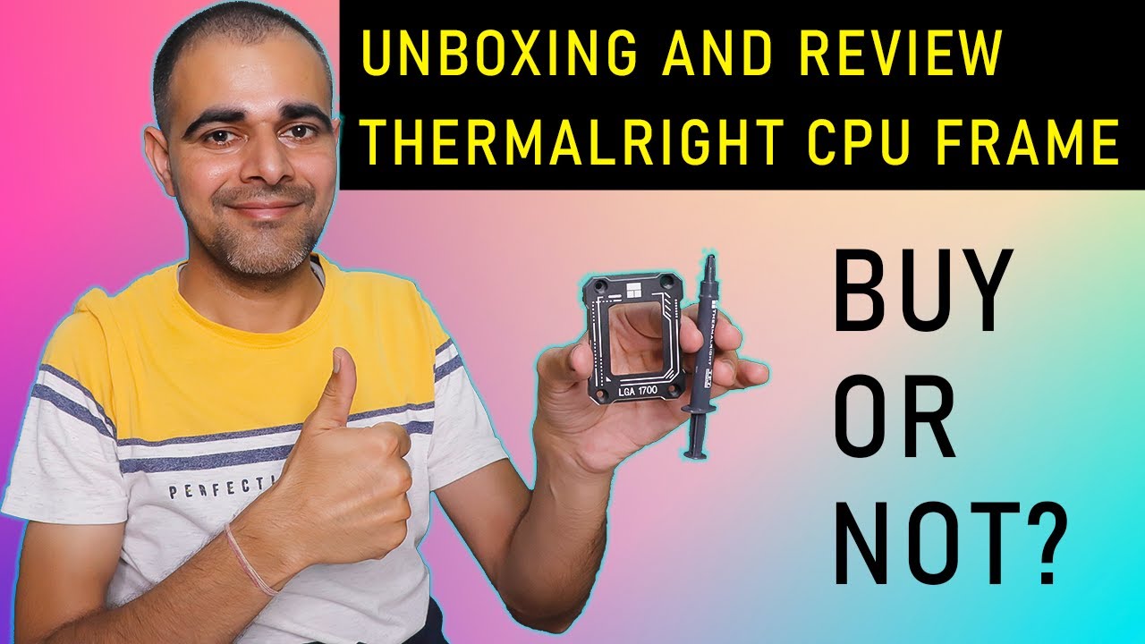 Unboxing and review Thermalright CPU Contact Frame in Hindi.