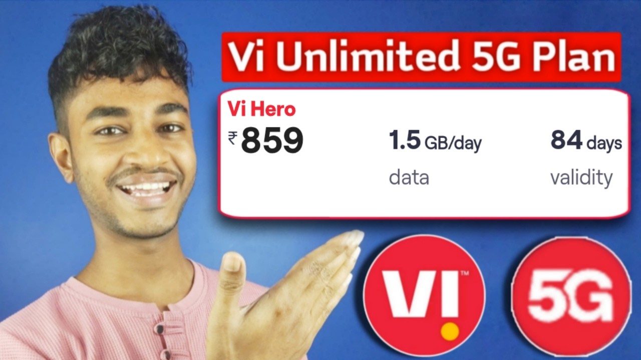 Vi Unlimited 5G Recharge Plan Rs.859 But*