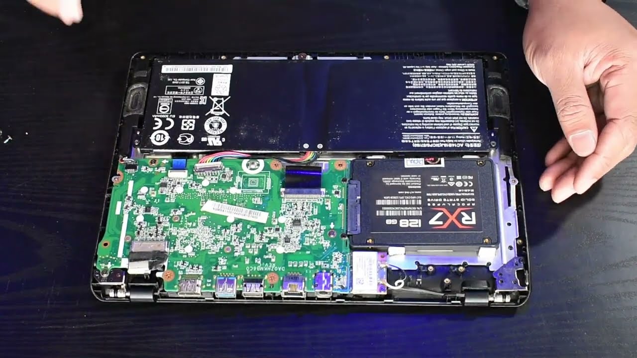Cara upgrade SSD acer aspire E11 ES1-111