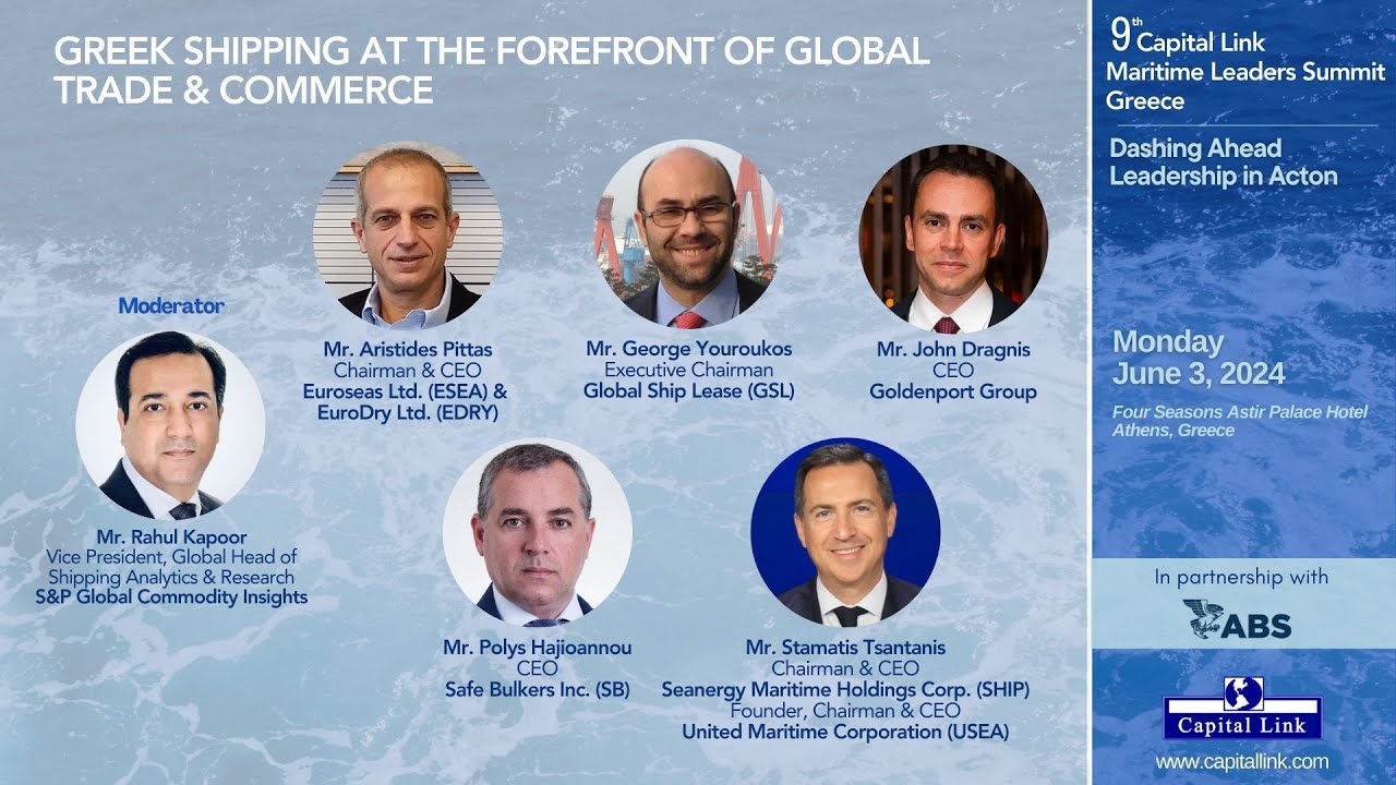 2024 9th Capital Link Maritime Leaders Summit - Greece | Greek Shipping at the Forefront
