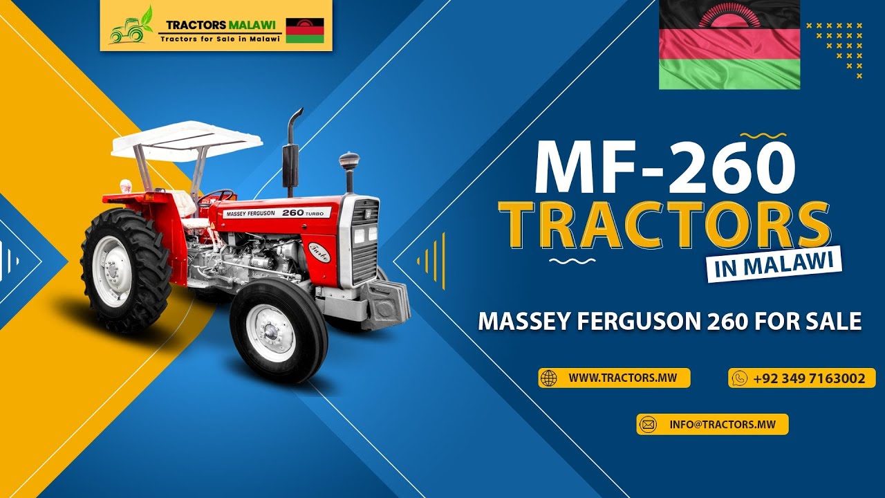 Massey Ferguson MF-260 60hp Tractors for Sale in Malawi
