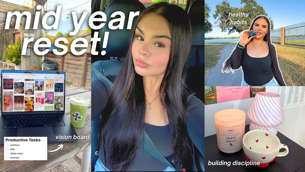 MID YEAR RESET ☁️ Vision Board, Getting Productive, Deep Cleaning & Building Disicpline!
