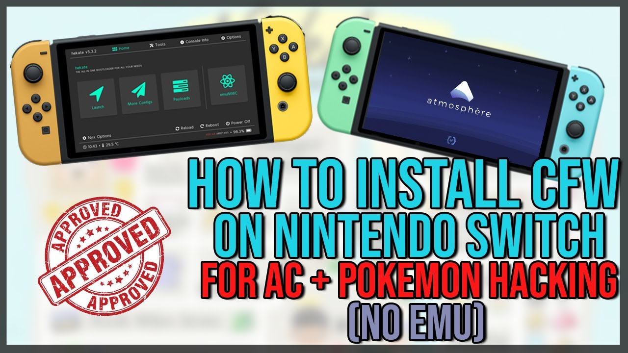 Как установить кастомную прошивку на Switch для взлома ACNH и Pokemon (БЕЗ EMU) ПОЛНАЯ НАСТРОЙКА!...