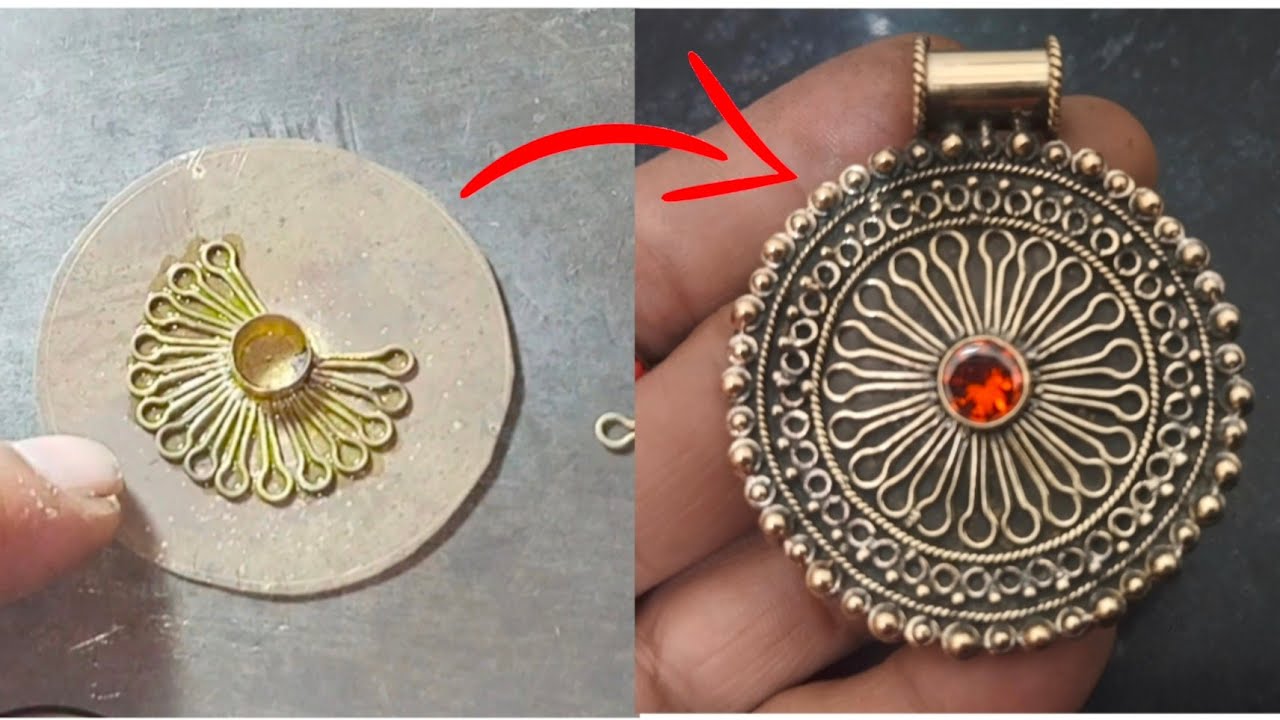 How to maka pendent making hand making process 