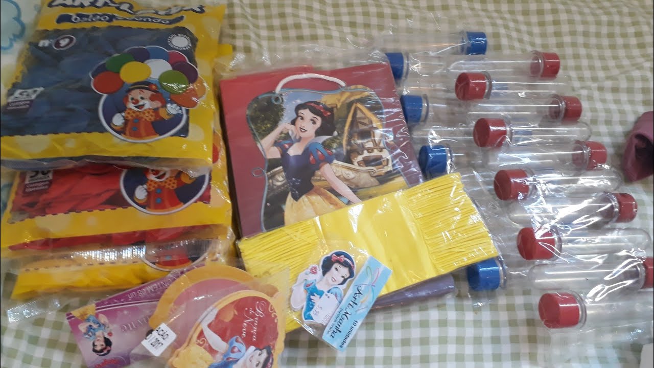 Comprei os detalhes da festa da #Ysa (Mercadão de Madureira )