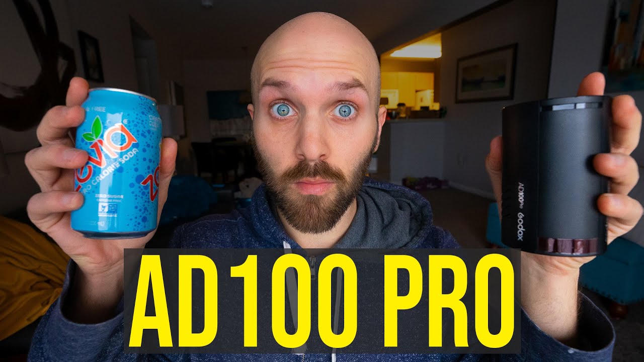 Обзор Godox AD100 Pro | Выносная вспышка размером с газировку
