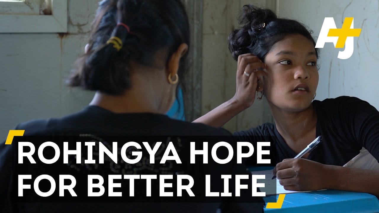 Rohingya Muslims In Myanmar Learn English