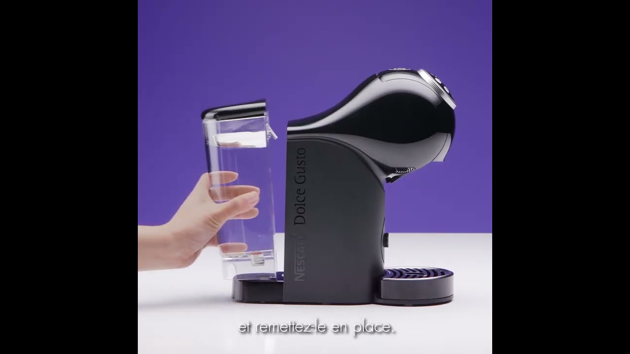 NESCAFÉ® Dolce Gusto®- Configurer votre machine à café GENIO® S Plus.
