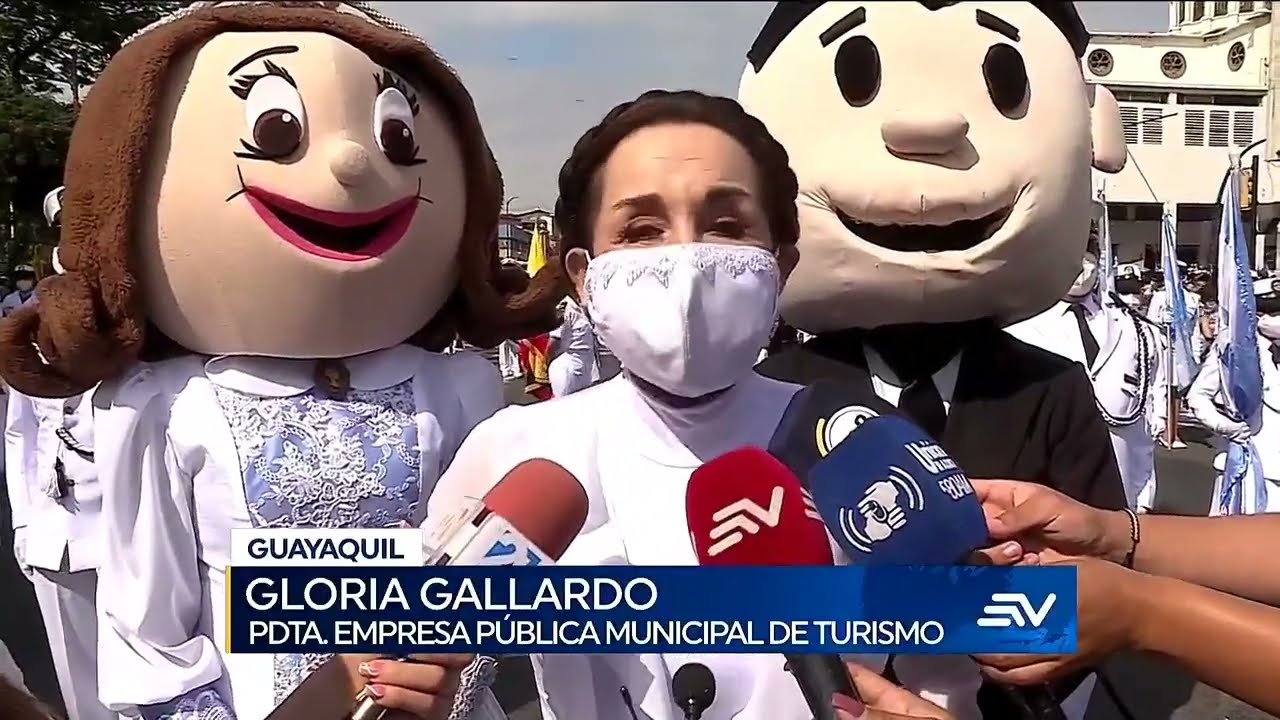 La Av. Malecón acogió las seis carrosas del desfile Artístico cultural