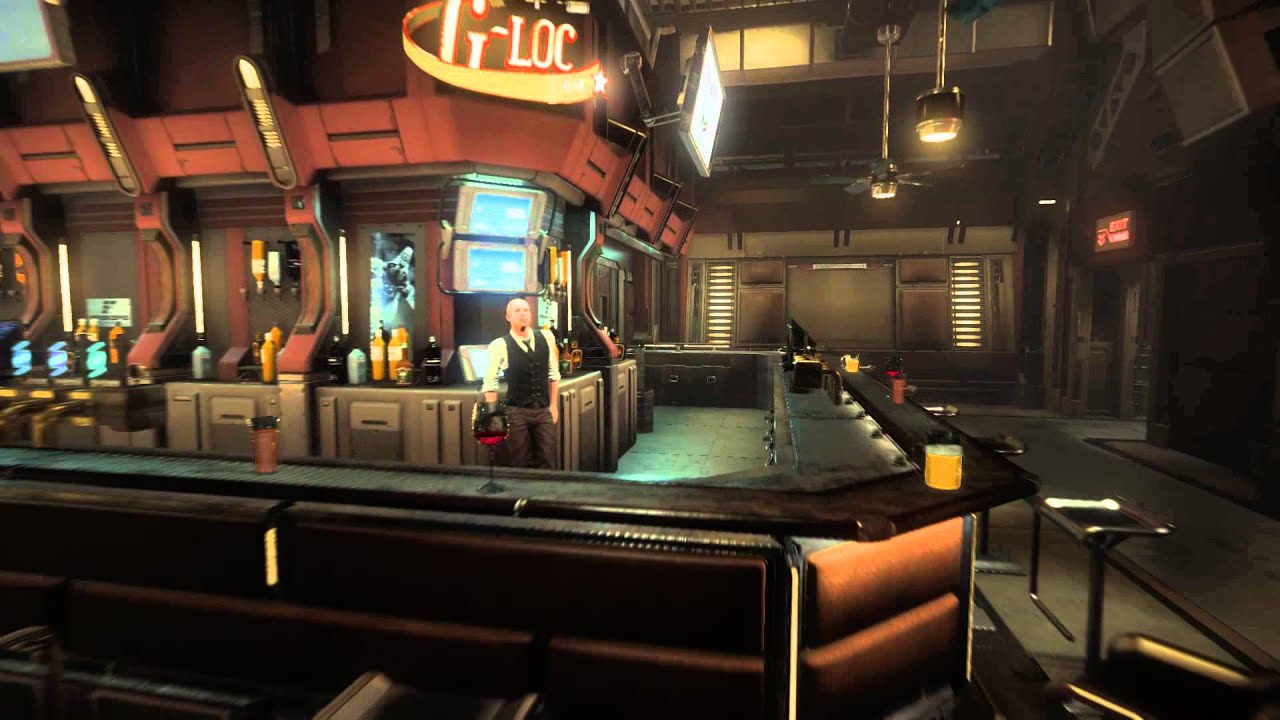 Star Citizen PTU 1.2a: Social Module Arc Corp Area 18 map tour