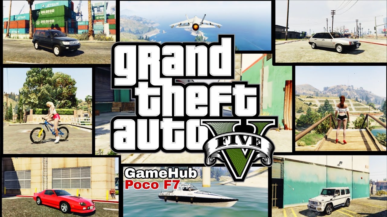ГТА 5 с модами на Poco f7 GameHub эмулятор