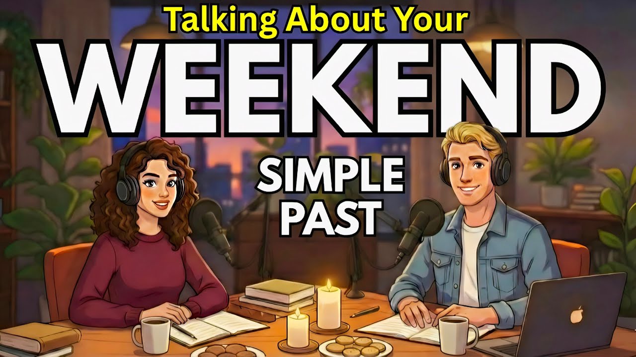 How to Talk About Your Weekend in English | Simple Past Tense in English | English Podcast