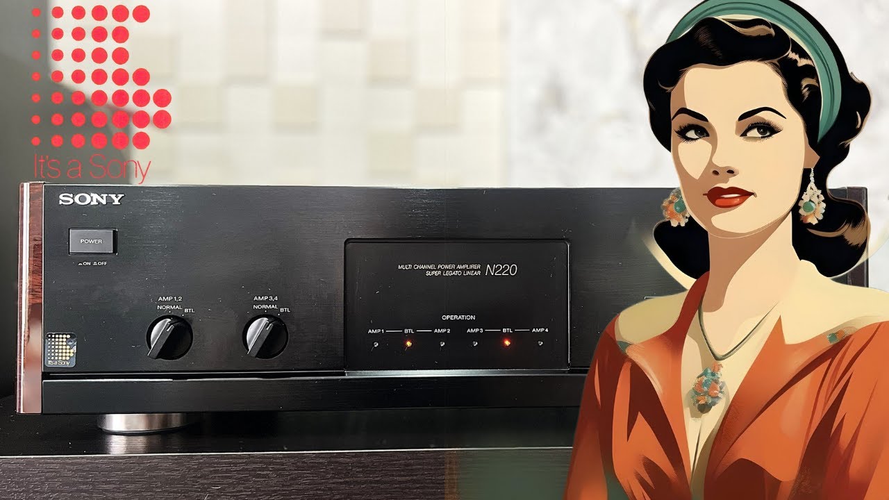 【SONY TA-N220】BTL接続によるハイパワーステレオアンプ