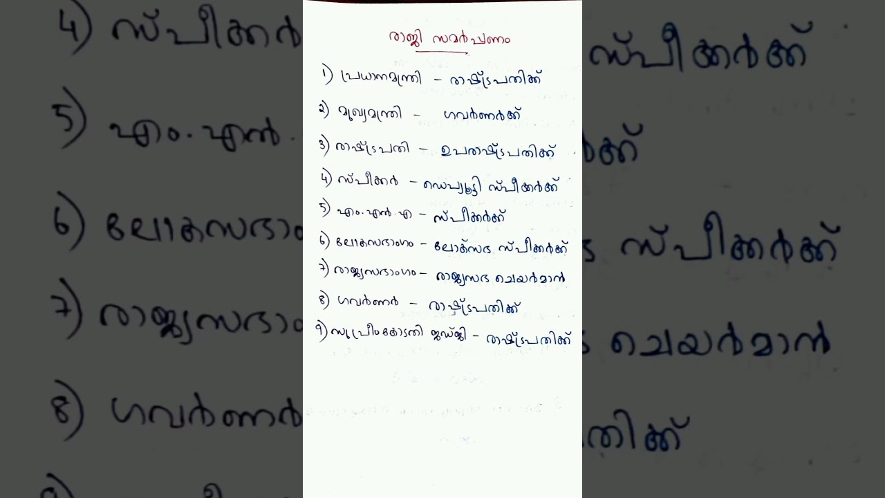 രാജി സമർപ്പണം ✨#psctips #crackpsc #malayalam #psc #new #basic #common #shorts