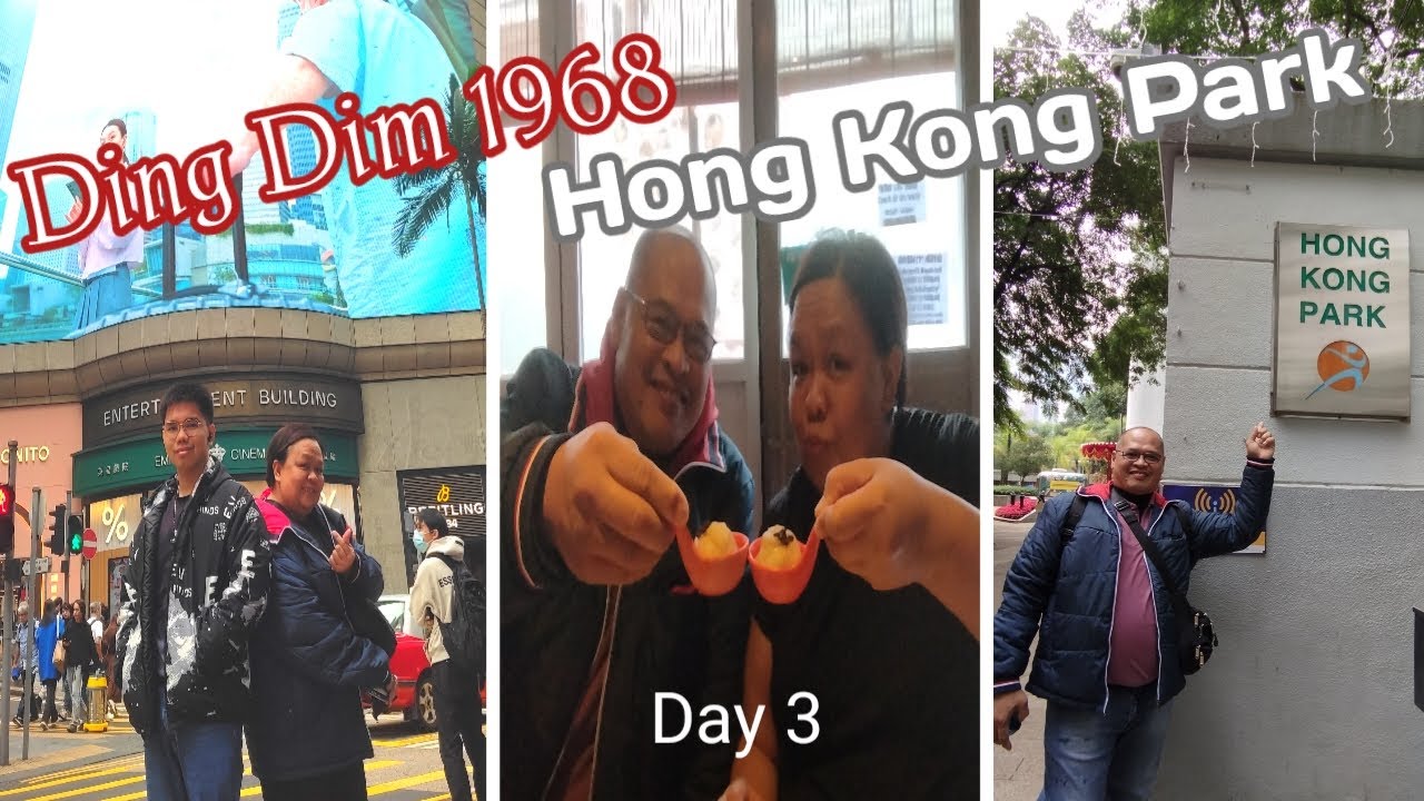 Hong Kong Day 3 - Ding Dim 1968 ( dumplings ) and HK Park