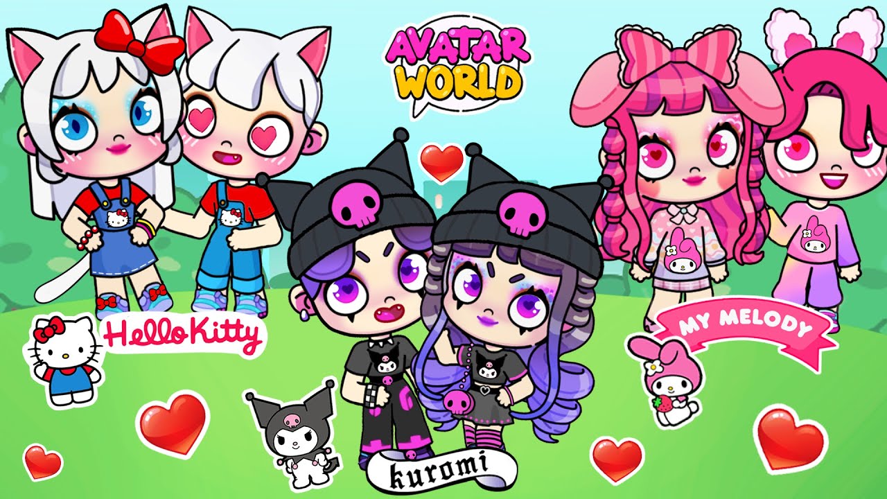 MY MELODY, KUROMI, HELLO KITTY Menikah!Pasangan Kaya Dan Bokek Di Dunia Avatar World!Kisah Kehidupan