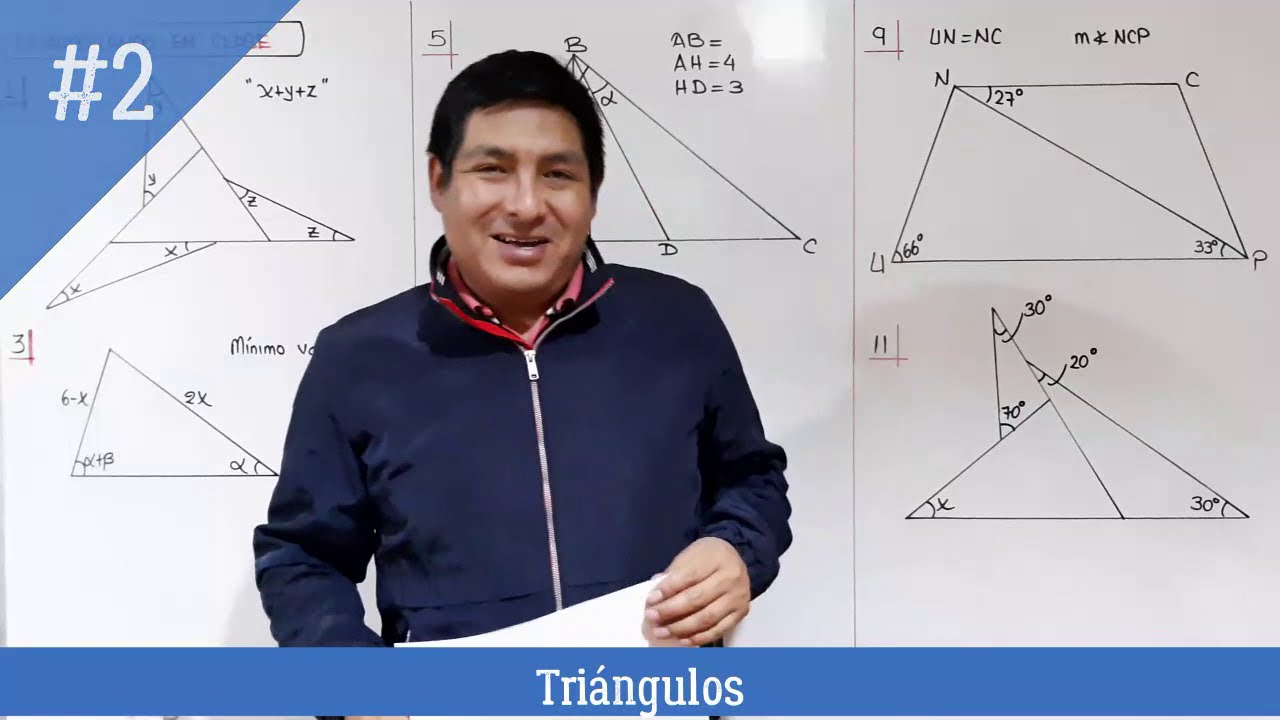 REPASO 2 -  CEPRE UNCP 2020 -  GEOMETRÍA -  TRIÁNGULOS 2020