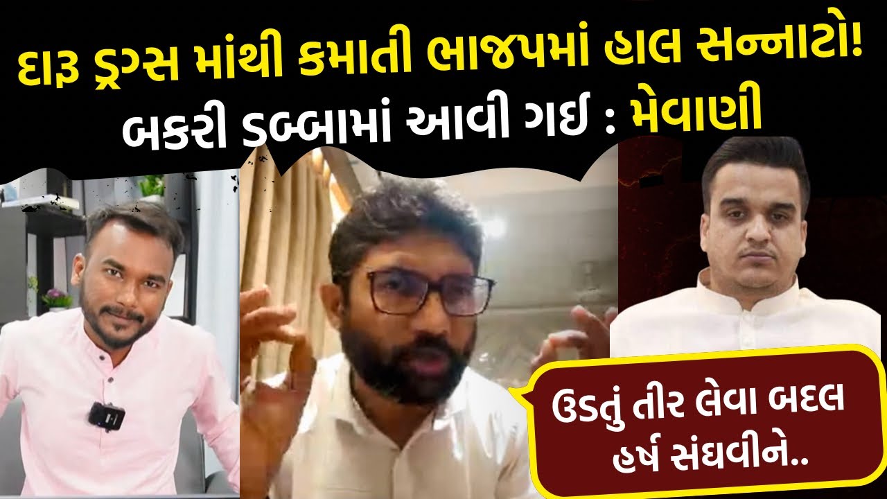 Harsh Saghavi એ ઉડતું તીર લીધું? બકરી ડબ્બામાં આવી ગઈ : Jignesh Mevani Interview Exclusive 