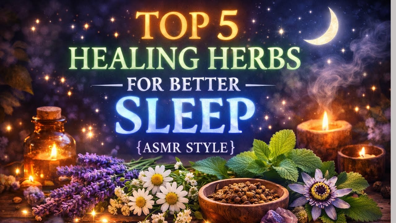 Top 5 Healing Herbs for Better Sleep (ASMR Style)