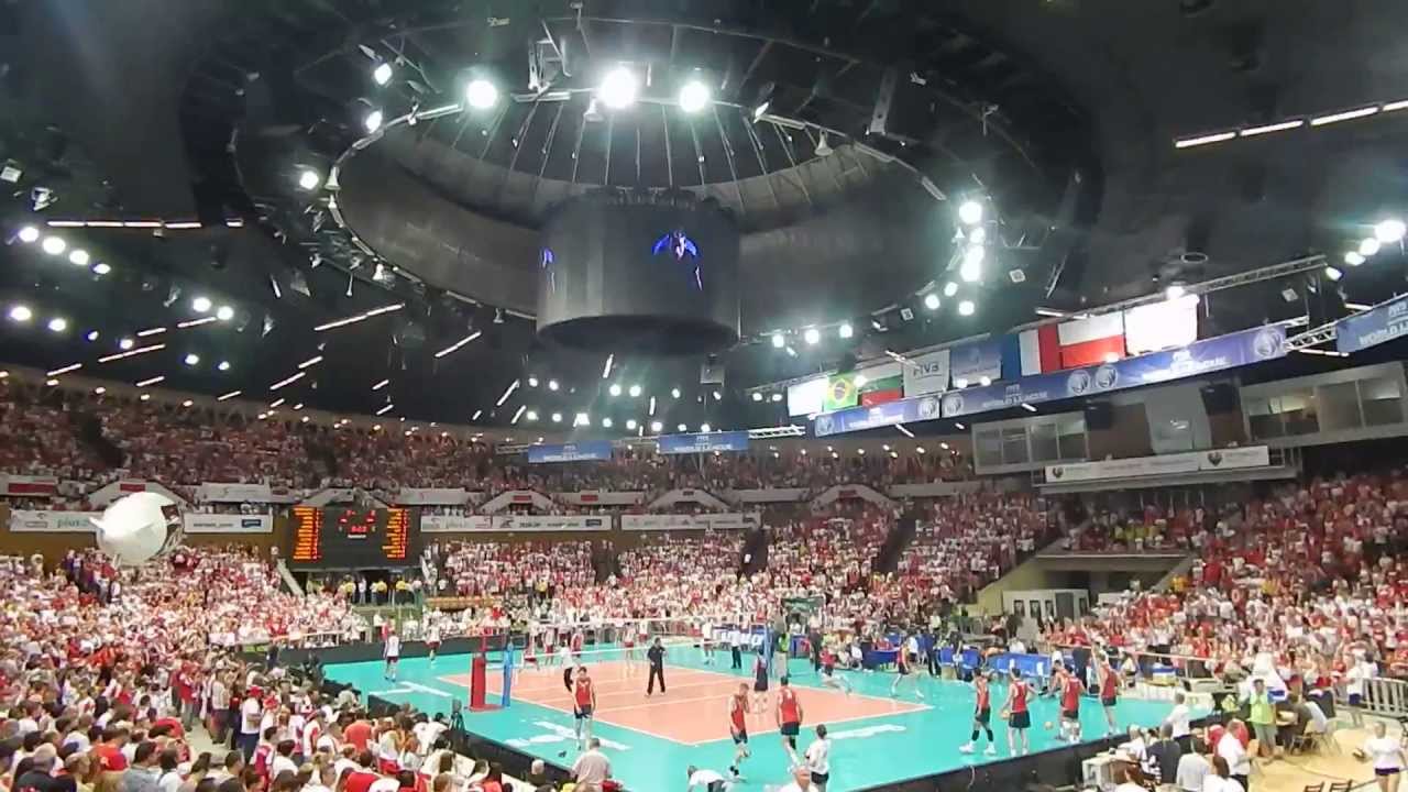 Polska-USA Spodek,Katowice Pieśń o małym rycerzu- Liga Światowa 2013