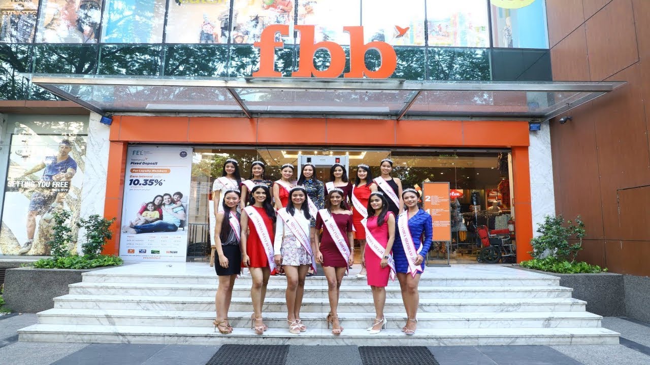 Miss India East 2019 winners at fbb store visit in Kolkata
