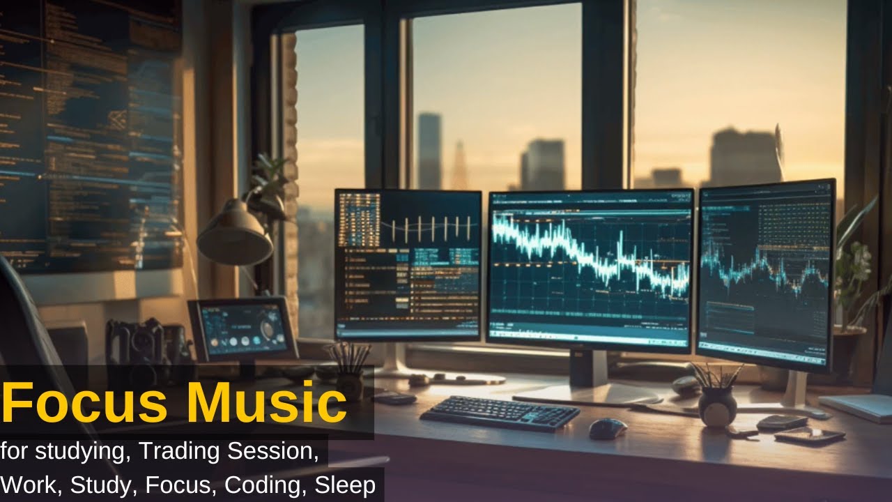 Focus music for studying, Trading Session, Work, Study, Focus, Coding, Sleep - 2025