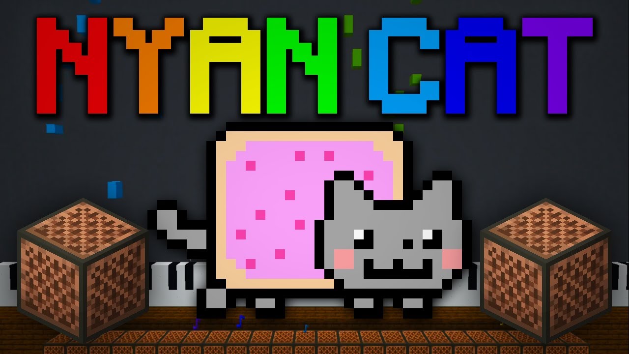 Nyan Cat - Minecraft Note Block Command Block Cover