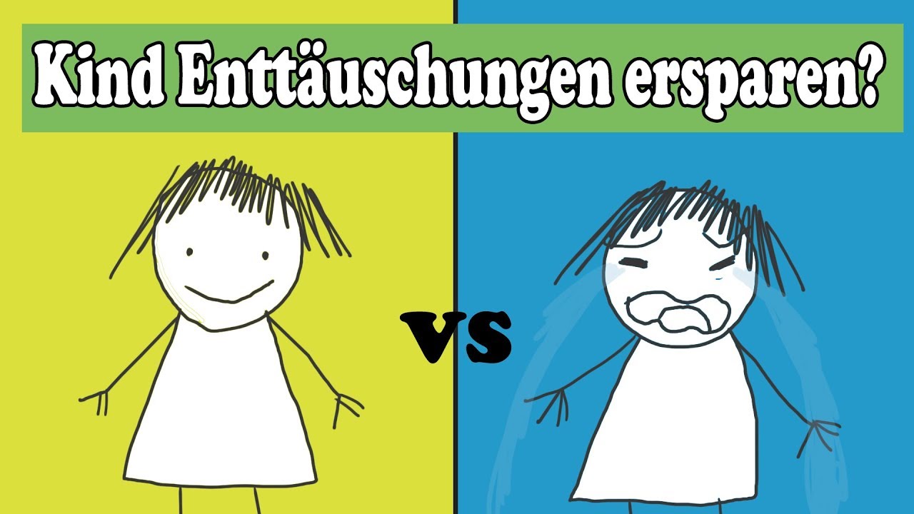 Kindern alle Enttäuschungen ersparen? Warum das nicht sinnvoll ist!