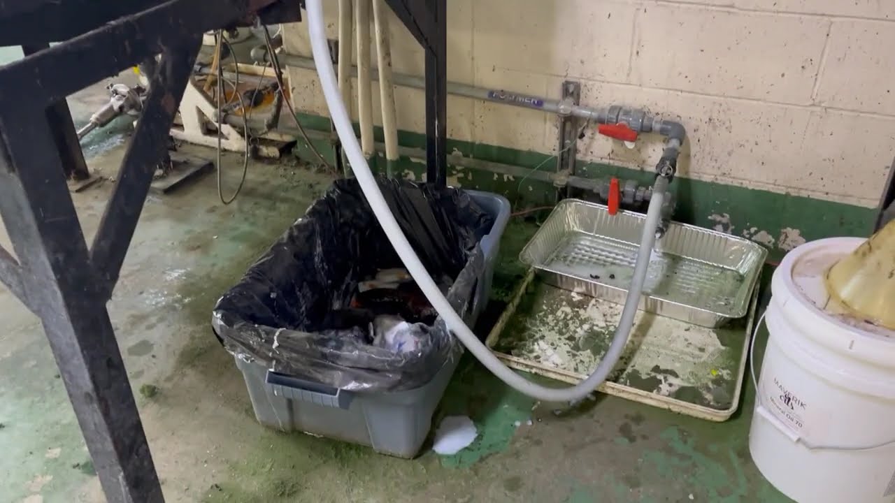 AB East Polymer Machine Feed and Flush