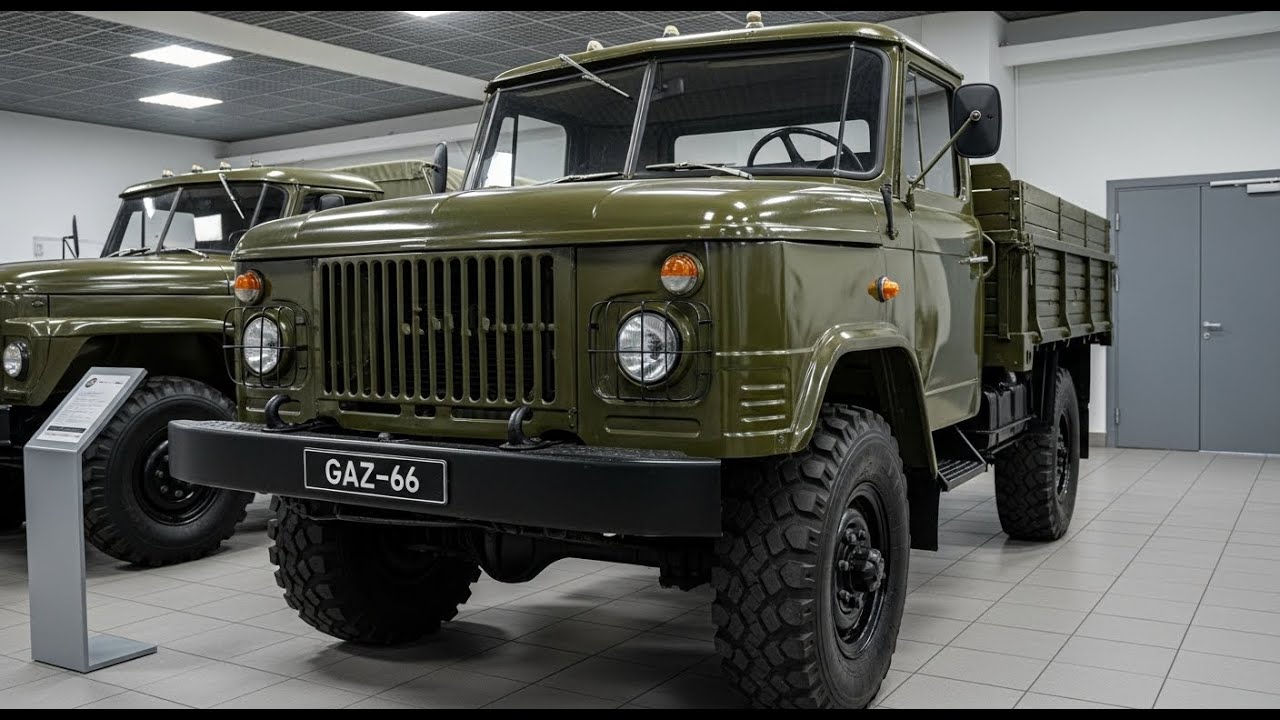 🚛💥 Новый ГАЗ-66 2026 — легенда вернулась! Увидь, как «Шишига» изменилась до неузнаваемости! 💥🔥