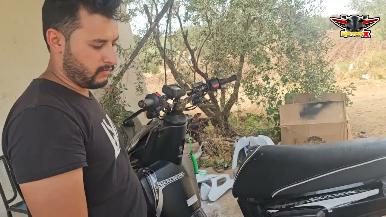 حضي راسك من عاربازة😬 mini kit malossi و مطور مكايفوتش 40 🫥 ولكن  رجعات كاتفوت 90+km/h❤️