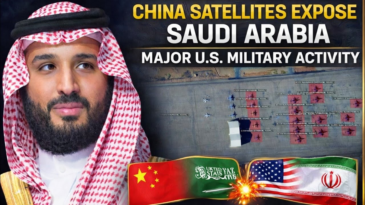 China Satellites Expose Saudi Arabia? U.S. Military Build-Up Signals Iran Conflict 🔥