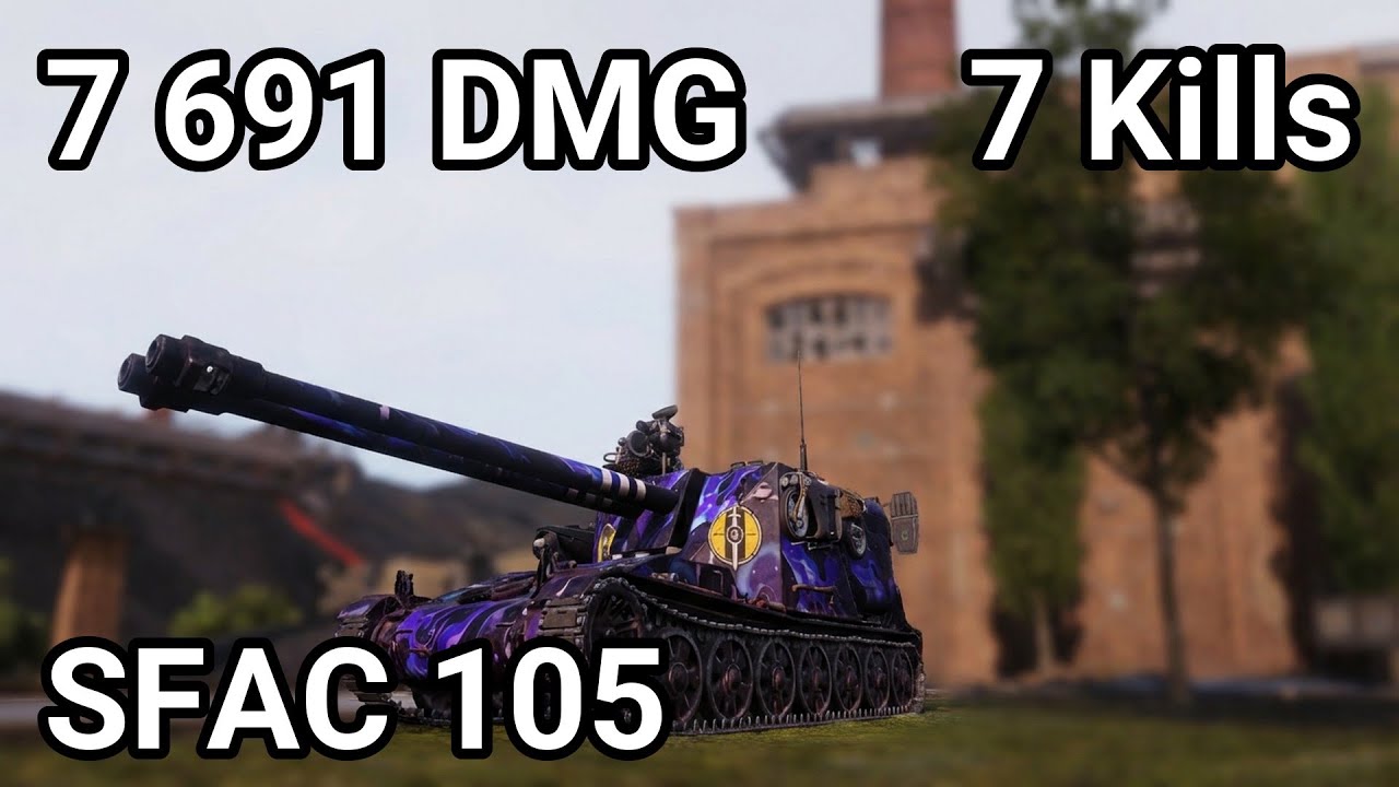 SFAC 105: 7.6K DAMAGE 7 KILLS - REAPING THE BATTLEFIELD | WoT