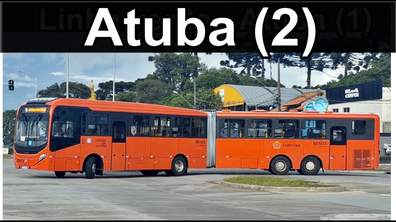 Atuba (2) - Linha Verde - Movimentação de ônibus urbano - Curitiba #bus #onibus #URBS