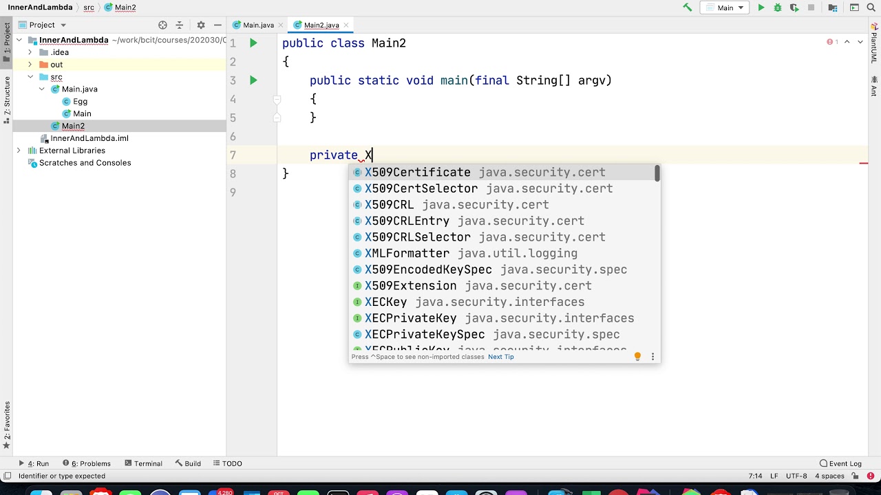 Nested Classes, Inner Classes, and Lambda Expressions