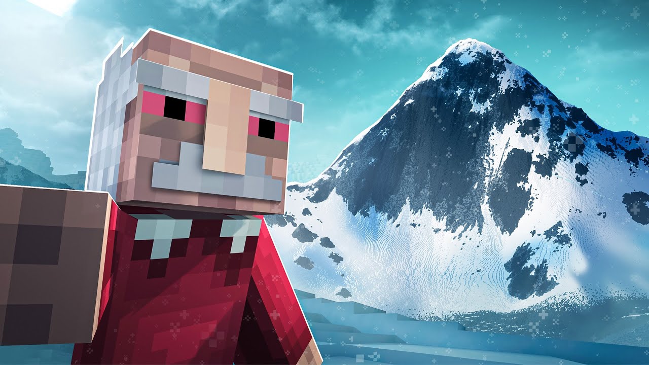 Восхождение на Эверест  в режиме Hardcore в Minecraft